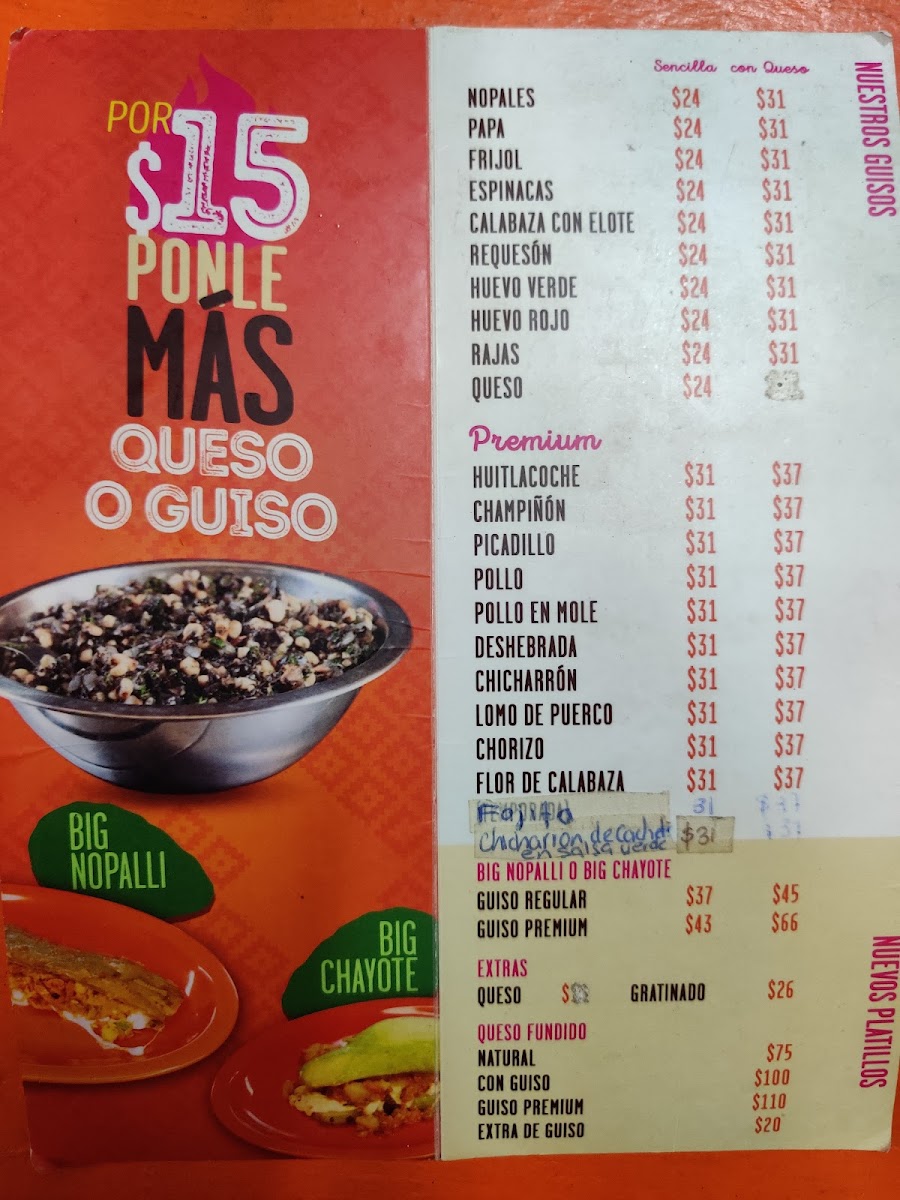 Big Quesadillas Menu - Image 5
